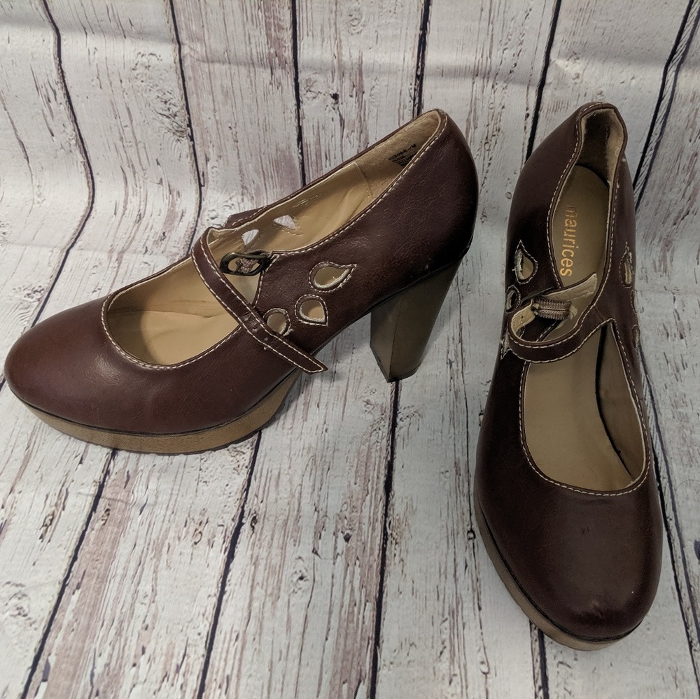 Maurice's heeled bootie style shoes